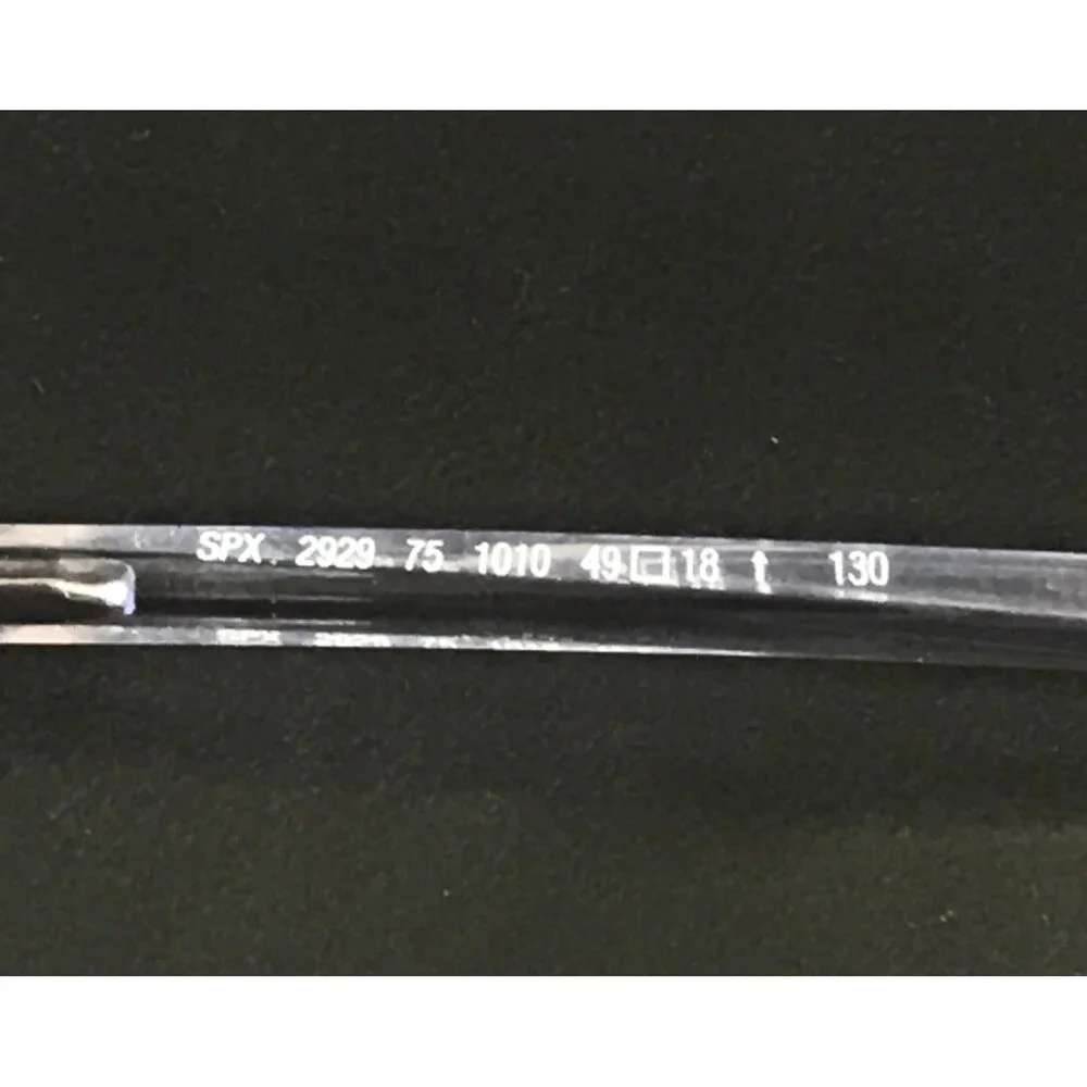Silhouette Eyeglasses Frames SPX 2929 75 1010 EOS View Crystal Clear 49-18-130